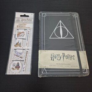 NEW Harry Potter Journal Magnetic Bookmarks Deathly Hallows Wizarding World